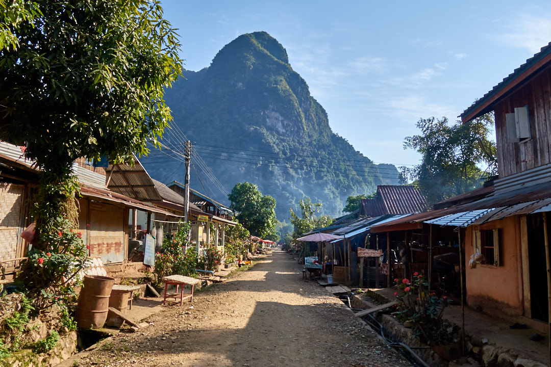 Muang Ngoi Neua street